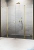 Radaway Nes DWD II Brushed Gold drzwi wnękowe 160cm W4 szczotkowane złoto 10037073-99-01/10041087-99-01